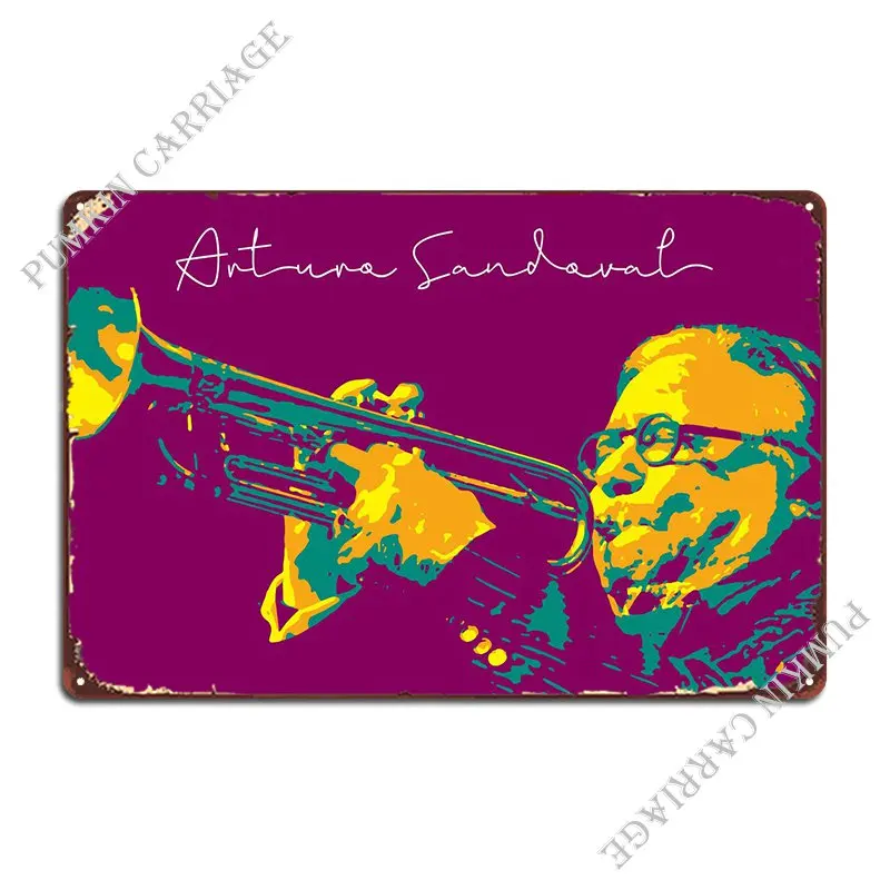 

Arturo Sandoval V4 металлический знак роспись кинотеатр украшение для бара создание оловянного знака постер