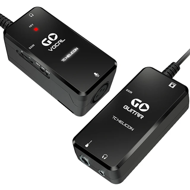 Tc-helicon GO XLR – Interface Audio USB tout-en-un, plateforme de