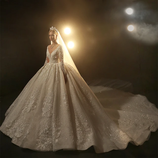 NS4311 Off White Lace Wedding Gown 1