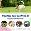 Pet Dog Toy Ball Wobble Wag Giggle Ball Interactive Dog Cat Toy Chew Toy Giggle Sounds Toy When Rolled or Shaken For Pet Dog Fun 4
