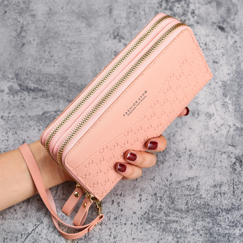 2024 New Purse Ladies Long Zipper Wallet Fashion Embossed Large-capacity Mobile Phone Pocket Purse 5
