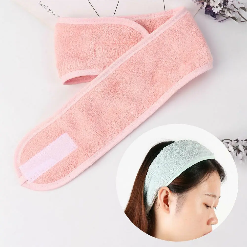 

Face Headbands Women Adjustable Cosmetic Bath Facial Caps Turban Head Band Hairband Tiara Turban