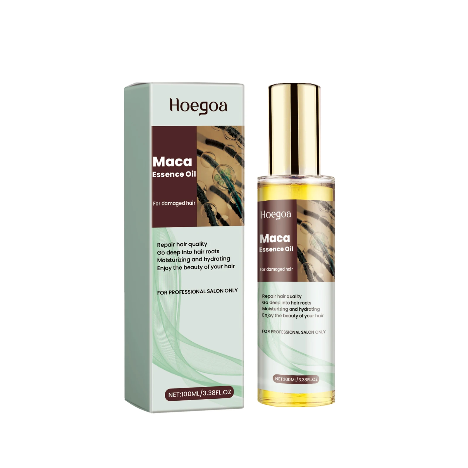 Nourishing & Smoothing Hair Serum - Hydrates Dry Ends, Non-Greasy with Fresh Fragrance, Strengthens & Softens Hair