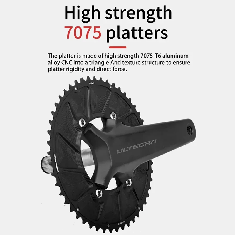 Chainwheel RIRO 110BCD Chainwheel for R7100 R8100 R9200 11S 12S Road Bike Chainring 50-34T 52-36T 53-39T 54-40T 110 BCD Chainring