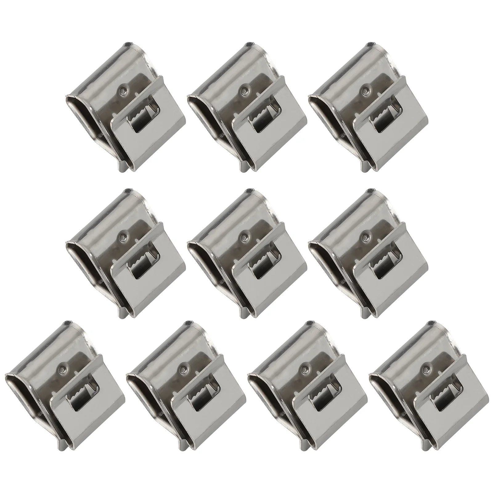 Morsetto Di Messa A Terra Fotovoltaico Con Clip Per Cavo Da 50 Pezzi Telaio Per Rimorchio Con Cavo Metallico Per Pannello Solare