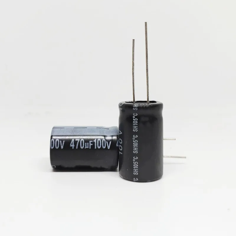 (10PCS)  100V470UF  Volume:16*25mm  100V470UF  Aluminum Electrolytic Capacitor   High Quality 10pcs high frequency low resistance into 50 v 100 uf electrolytic capacitor 47 uf 10 v 63 v 1000 uf volume 8 12