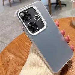 Metallic Aurora Matte Phone Case Cover for OPPO A40 (Silver)