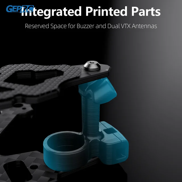 GEPRC GEP-TC18 O4 Frame Kits Suitable T-Cube18 Drone Carbon Fiber Frame DIY RC FPV Quadcopter Drone Accessories Parts 4