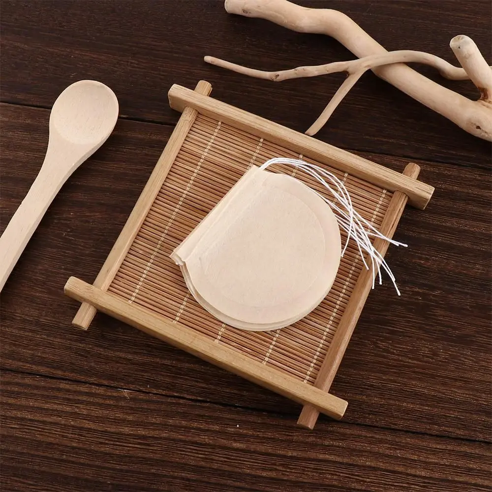 

Scented Empty Drawstring Herb for Loose Tea Seal Filter Teabags Filter Paper Tea Bags