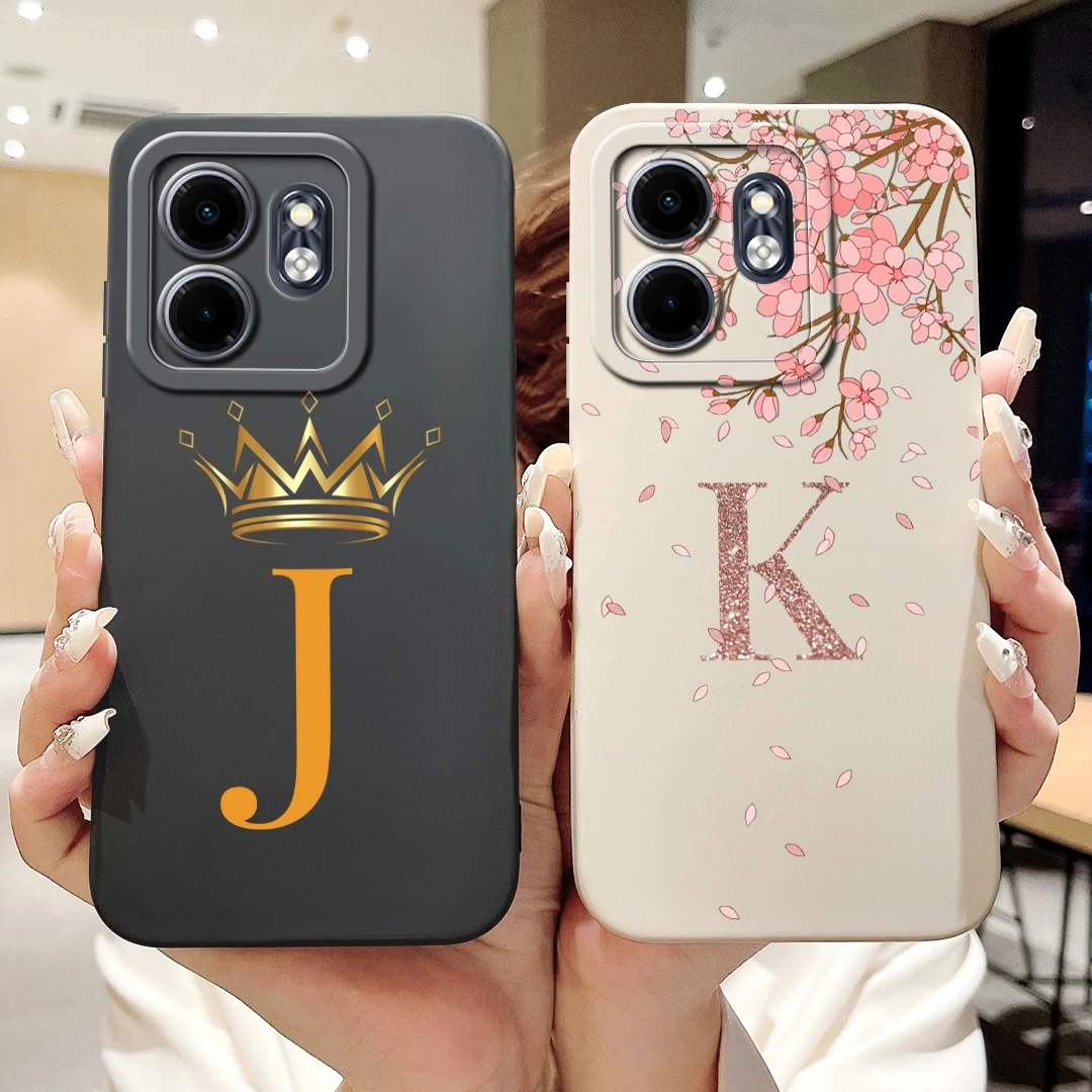 Cute Crown Letters Soft Silicone Phone Case - Enhanced Protection and Style