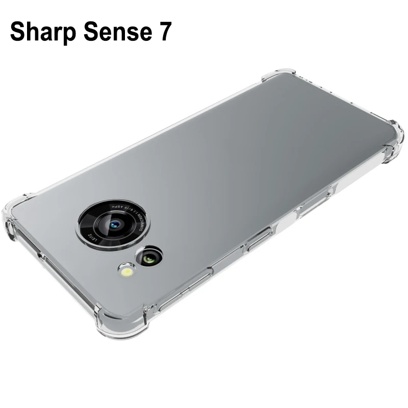 Enhanced Air Cushion Shockproof Clear Silicone Bumper Phone Case