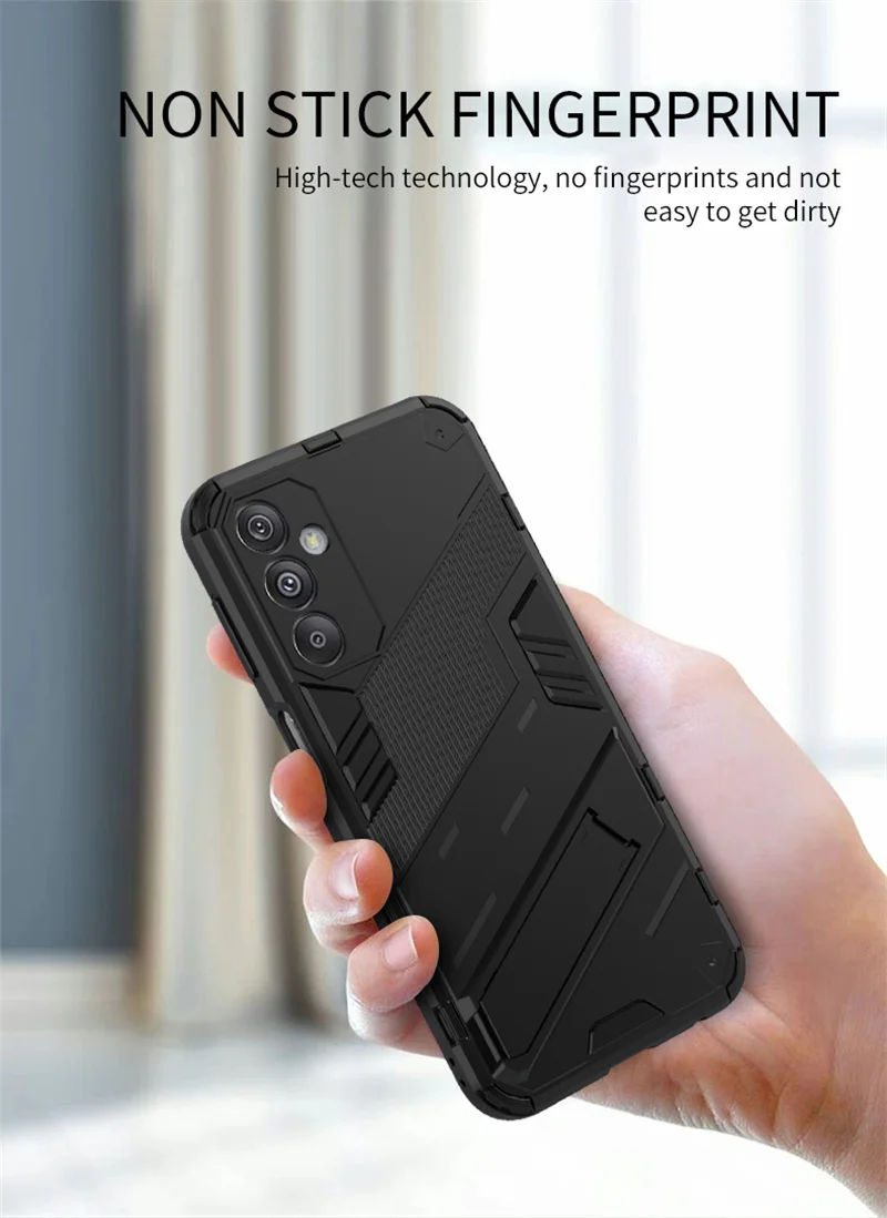 Magnetic Armor Phone Case for Samsung Galaxy M34 M54 M14 F14 A35 A55 A15 5G A05 A05S 4G Shockproof Stand Protection Back Cover S5614aa1abdeb4b6b94434219aa7c1cb2y