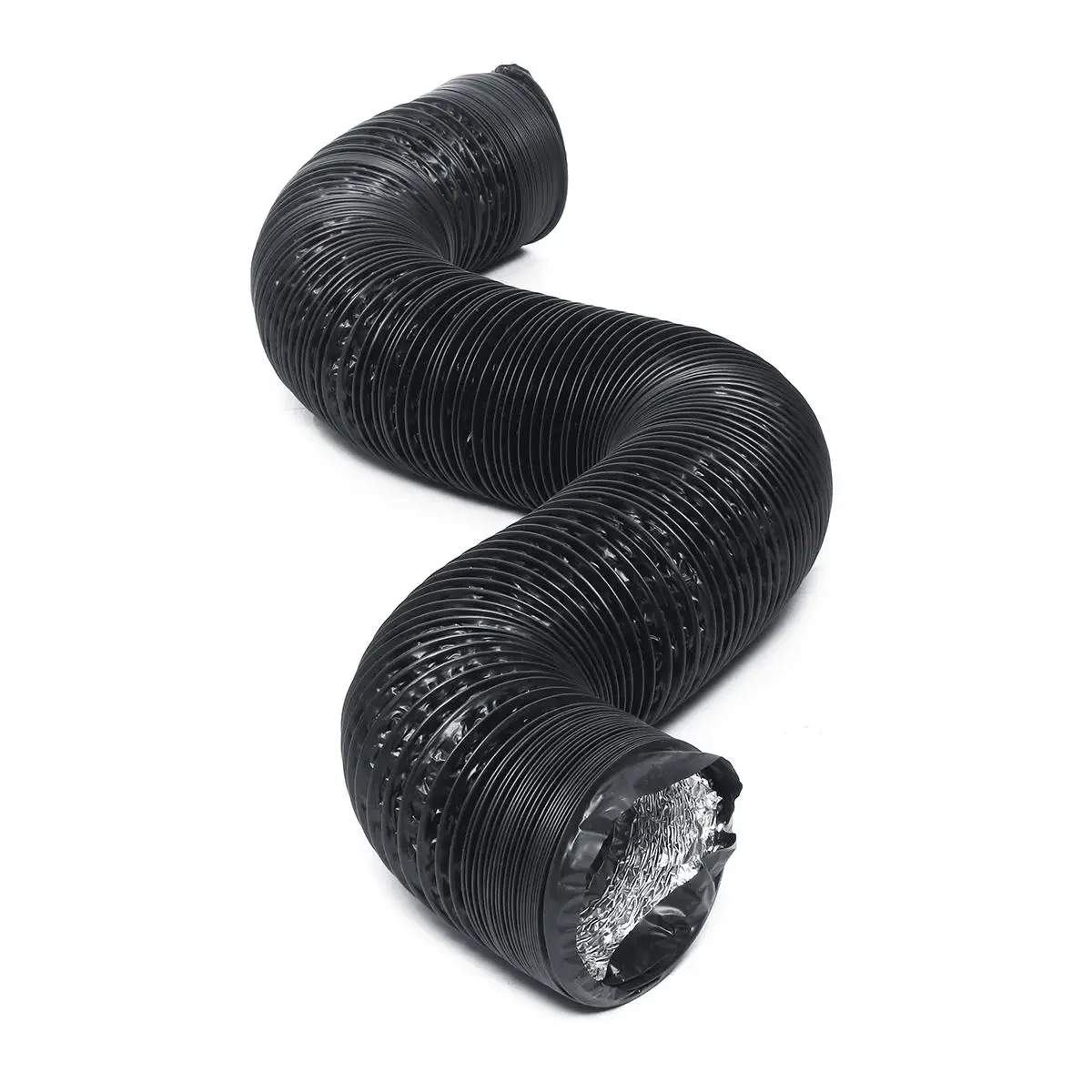 150mm 6m Flexible double Aluminium Foil Ducting Hose for Inline Duct Fan Ventilator Ventilation Tube Air Exhaust Extractor