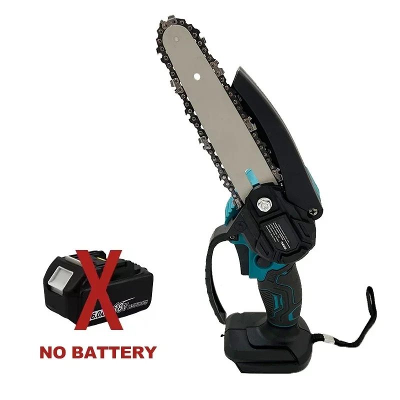 מסור ידני נייד לחיתוך עץ בגינה עם מסור חשמלי באורך 6 אינץ 'כלי עוצמה לעץ עם סוללת 18V