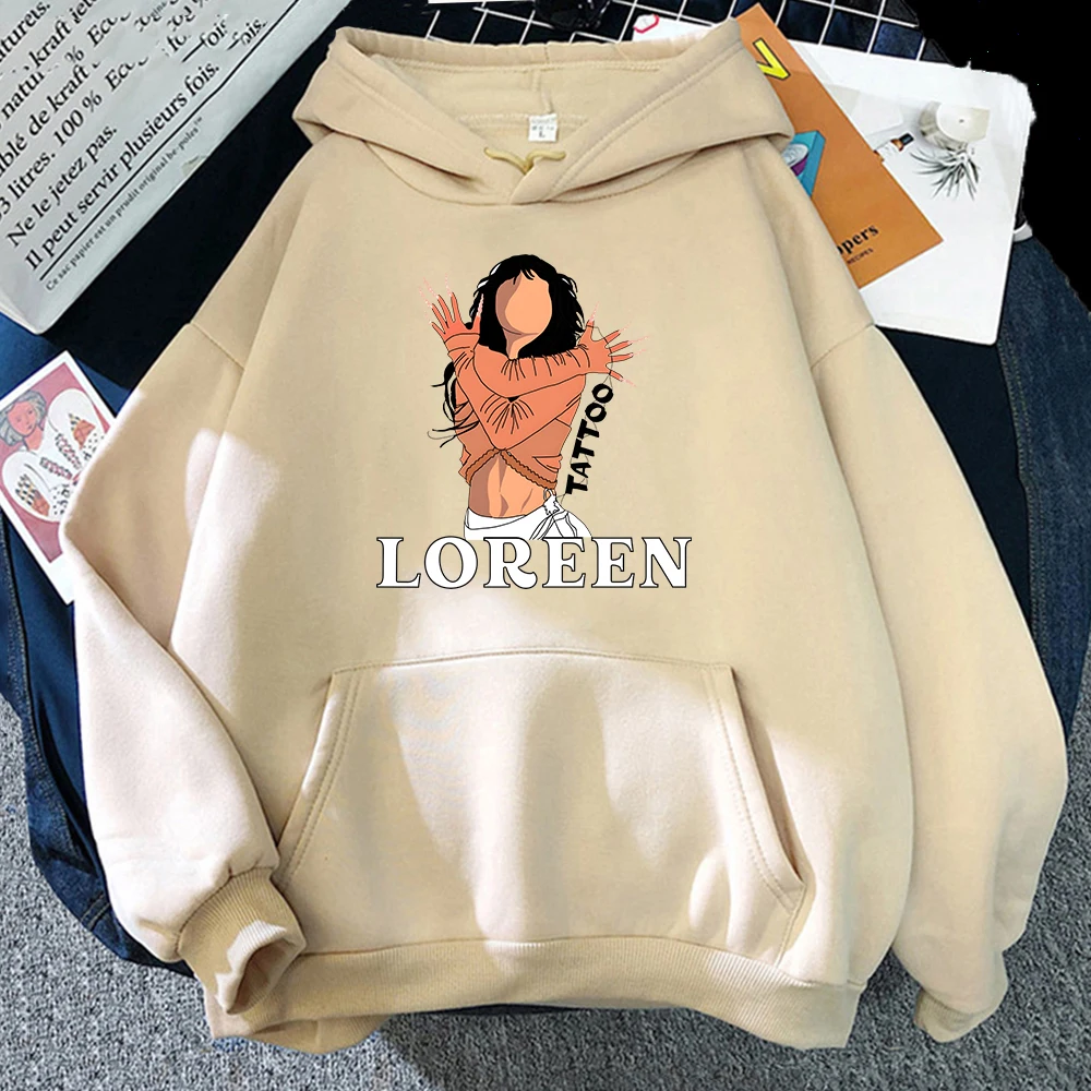 

Loreenn Men's Casual Hoodies Autumn Spring Long Sleeve Harajuku Cute Cartoon Printed Pullovers Popular Swaetshirts Originality