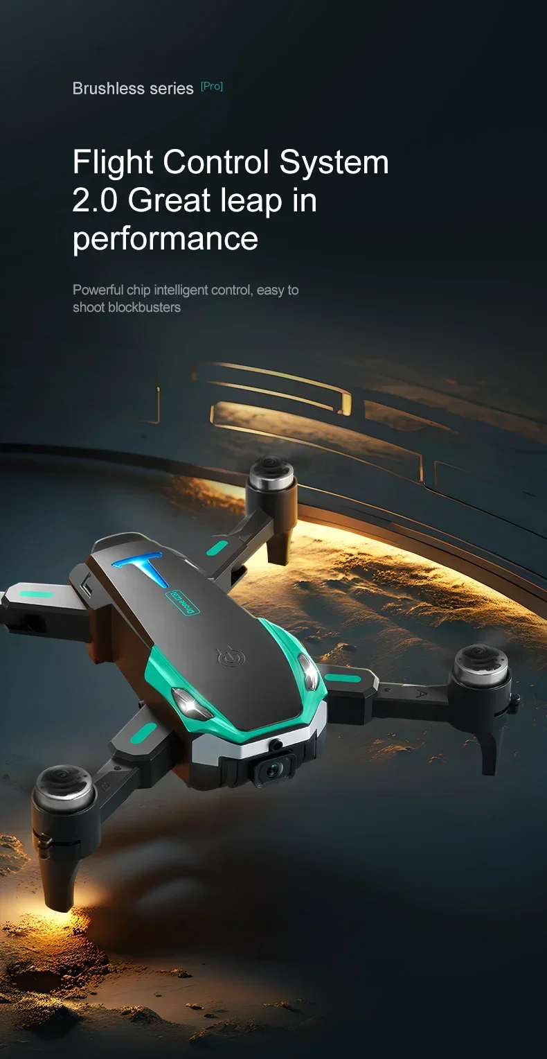 Description Picture 4 of itemS25 Drone Brushless Dual Camera Professional Aerial Photography Four-way Obstacle Avoidance Optical flow hover RC Quadrotor Dron