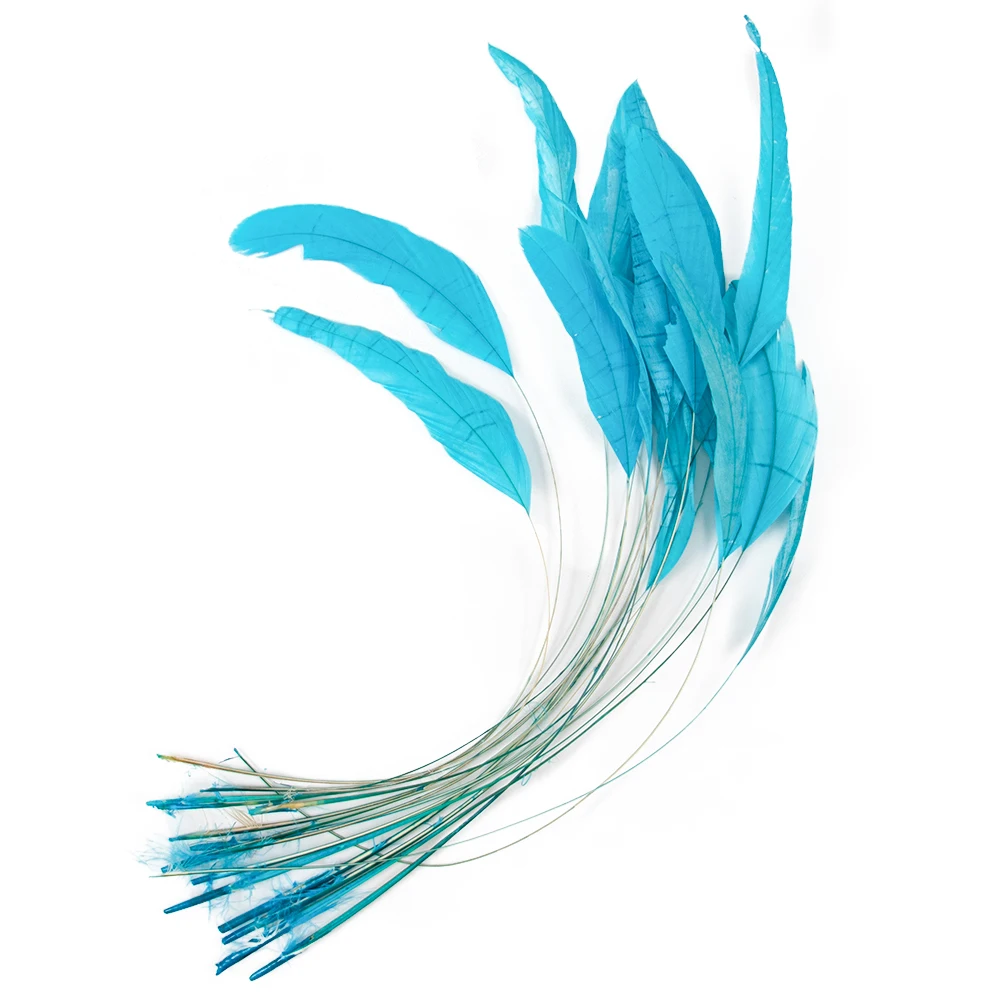 10pcs Natural Rooster Feathers Wedding Crafts DIY Colorful Feather Handwork Party Plume Carnival Headwear Decoration Accessories