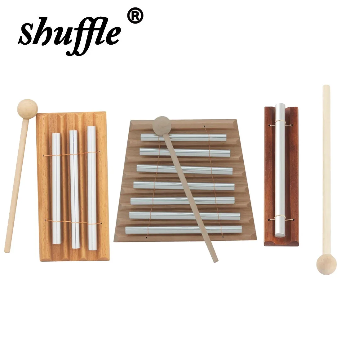1/3/7 Tone Wind Chimes Tabletop Meditation Chime Wooden Wind Bell Kids Educational Music Toys Percussion Instrument With Mallet meditation chimes,children percussion instruments
