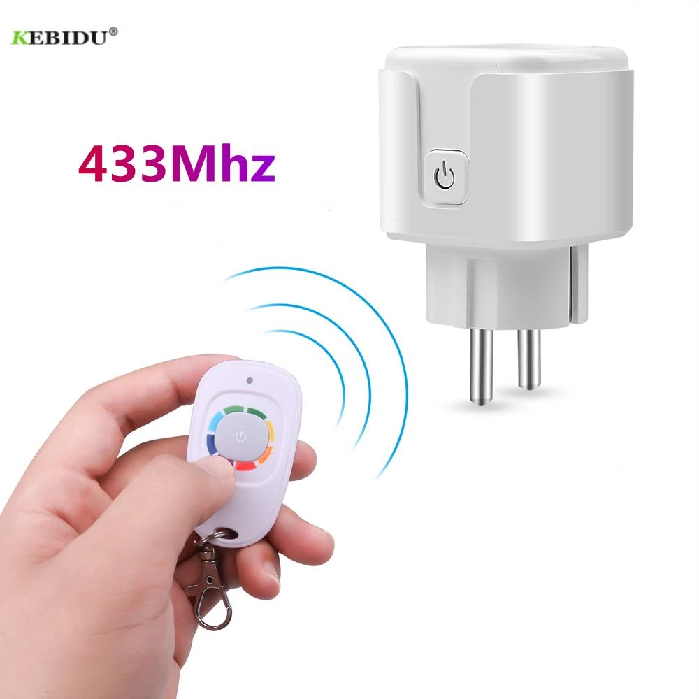 433-Mhz-Wireless-Remote-Control-AC220V-15A-EV1527-Code-Smart-Socket ...