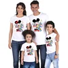 Funny My First Disney Trip 2025 Family Matching Outfits Father Mother Kids Matching Tshirt Vacation Look 3