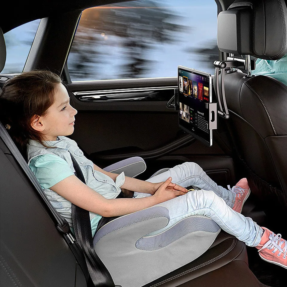 Universal Car Pillow Holder Traseiro Suporte para Ipad 413 Tablet 360 Suporte de Rotação Banco Traseiro Montagem do Carro Handrest - Imagem 4