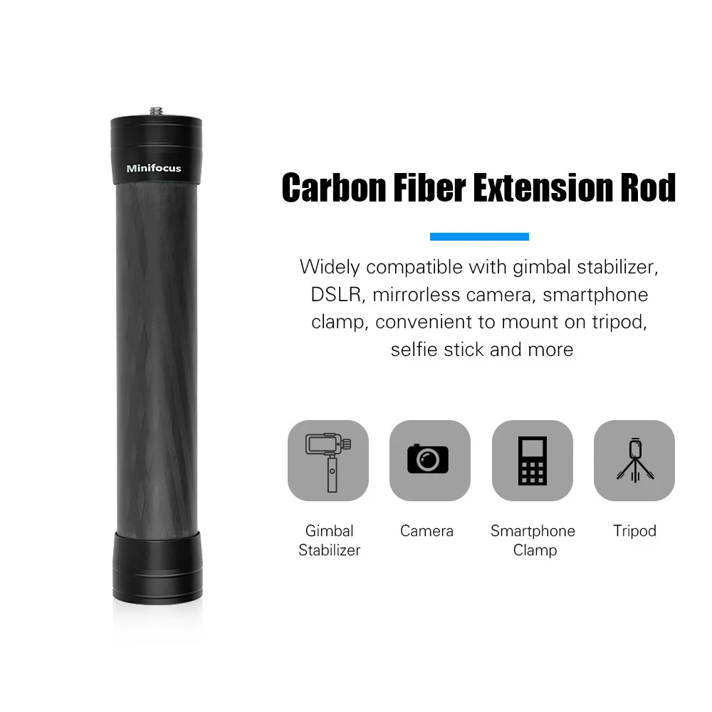 Tripod Extender Aluminum Tripod Extension Rod 1/4