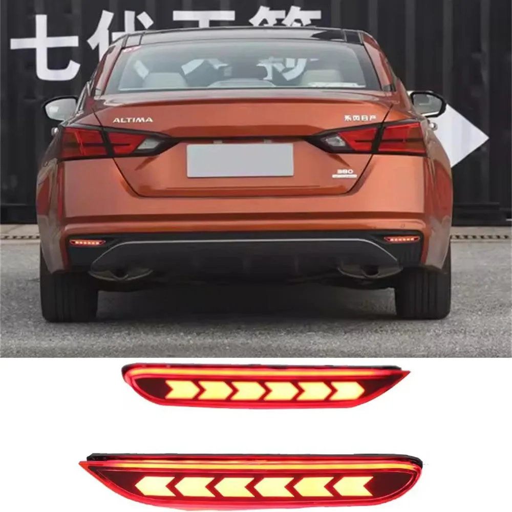 Per Nissan X-Trail Qashqai Altima 2019 2020 Riflettore Fanale Posteriore Posteriore Led Paraurti Posteriore Luce Freno Automatico