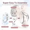 Wearable Breast Pump Milk Collector Cup Accessories, Breast Pump Milk Collector Compatible with S9/S10/S12 Breast Pump 3