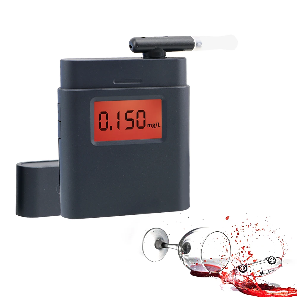 

Alcohol Detector Professional Digital Breath Alcohol Tester Breath Analyzer Breathalyzer