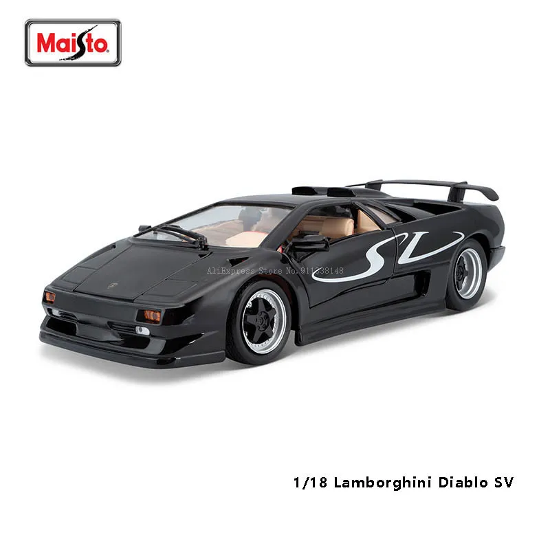 

Maisto 1:18 Lamborghini Diablo SV Brand Alloy Car Model Classical Static Die Cast Model Collection Gift Toy Gift