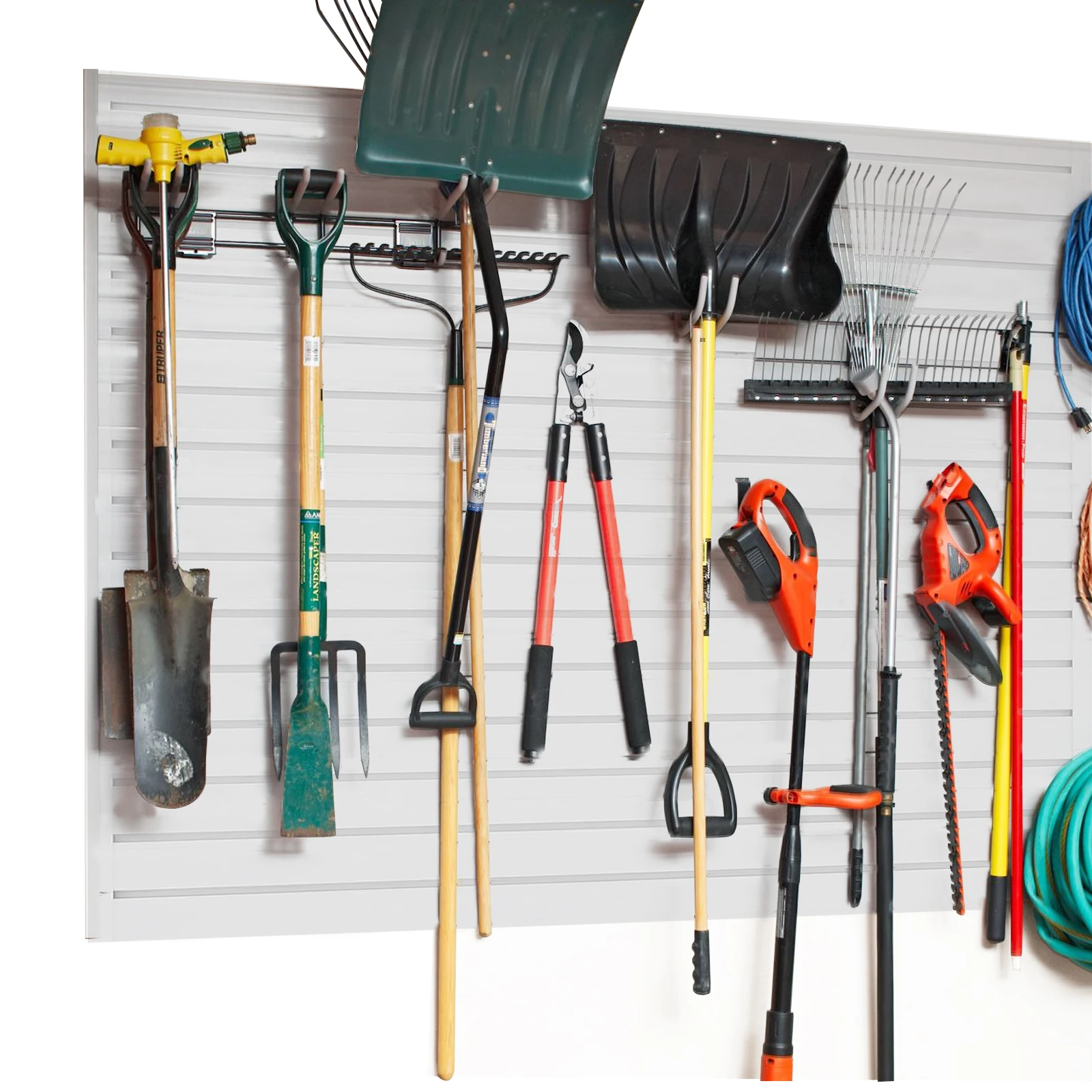 Heavy Duty PVC Slatwall Panels for Garage Organization