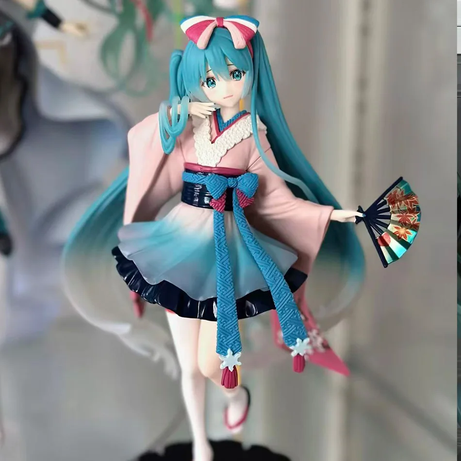 Tokyo Series Kimono Anime Figurine - Kawaii Girl Decorative Collectible