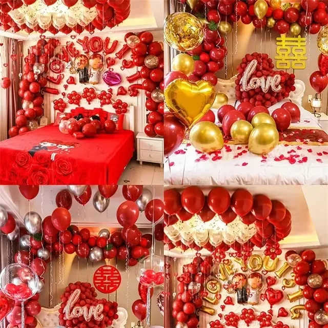 Autocollants muraux à points de colle pour fixation de ballons, 1 à 10 feuilles, décoration de fête d'anniversaire, mariage, noël, Film en aluminium, accessoires Globos 5