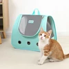 Outdoor Travel Cat Backpack Supplies Portable foldable double shoulder cat bag breathable puppy backpack fashionable and pet bag 2