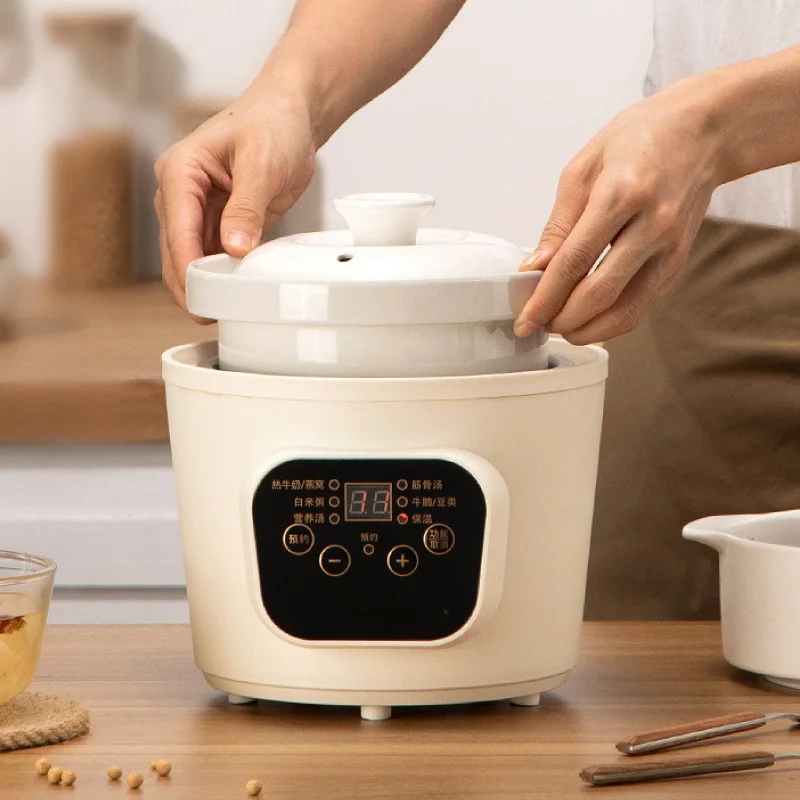 Multifunctional Health Pot 700W Automatic Electric Stew Pot 1.6L