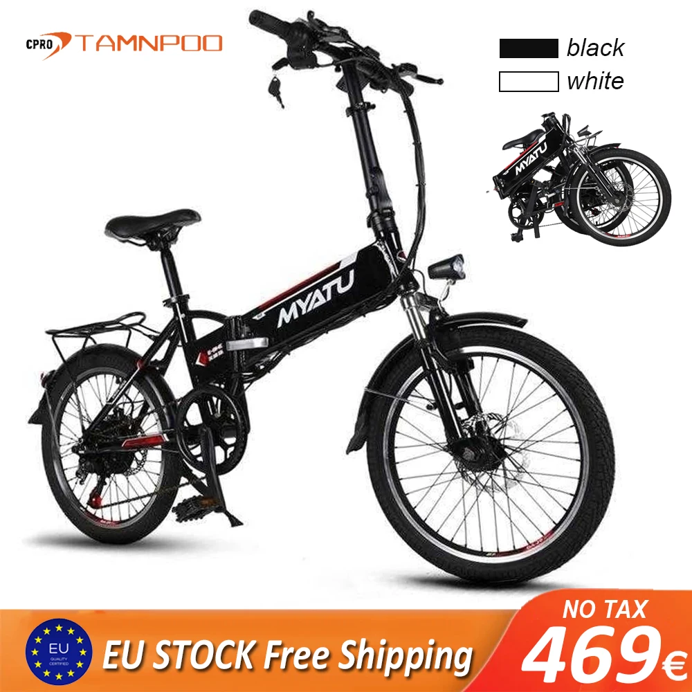 Bici Elettrica Pieghevole 250W Motore 48V 10.4Ah Batteria 7 Velocità City Commuter E-Bike Biciclette Elettriche Da 20 Pollici Per Adulti E Adolescenti