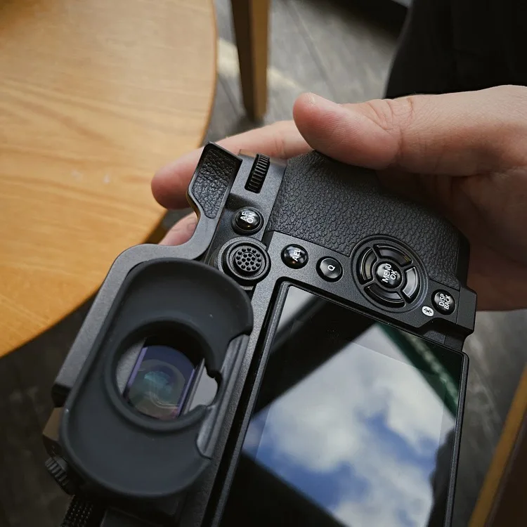 Metal Hot Shoe Thumb-Up Hotshoe Thumb Up Grip Per Fuji Fujifilm X-H2S X-H2 Xh2S Xh2 Impugnatura Per Fotocamera Con Protezione In Pelle