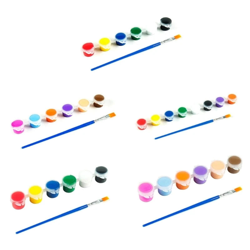 

Preschool Kids Supplies for Creative Painting Acrylic Paint Tool for over 12 Mon