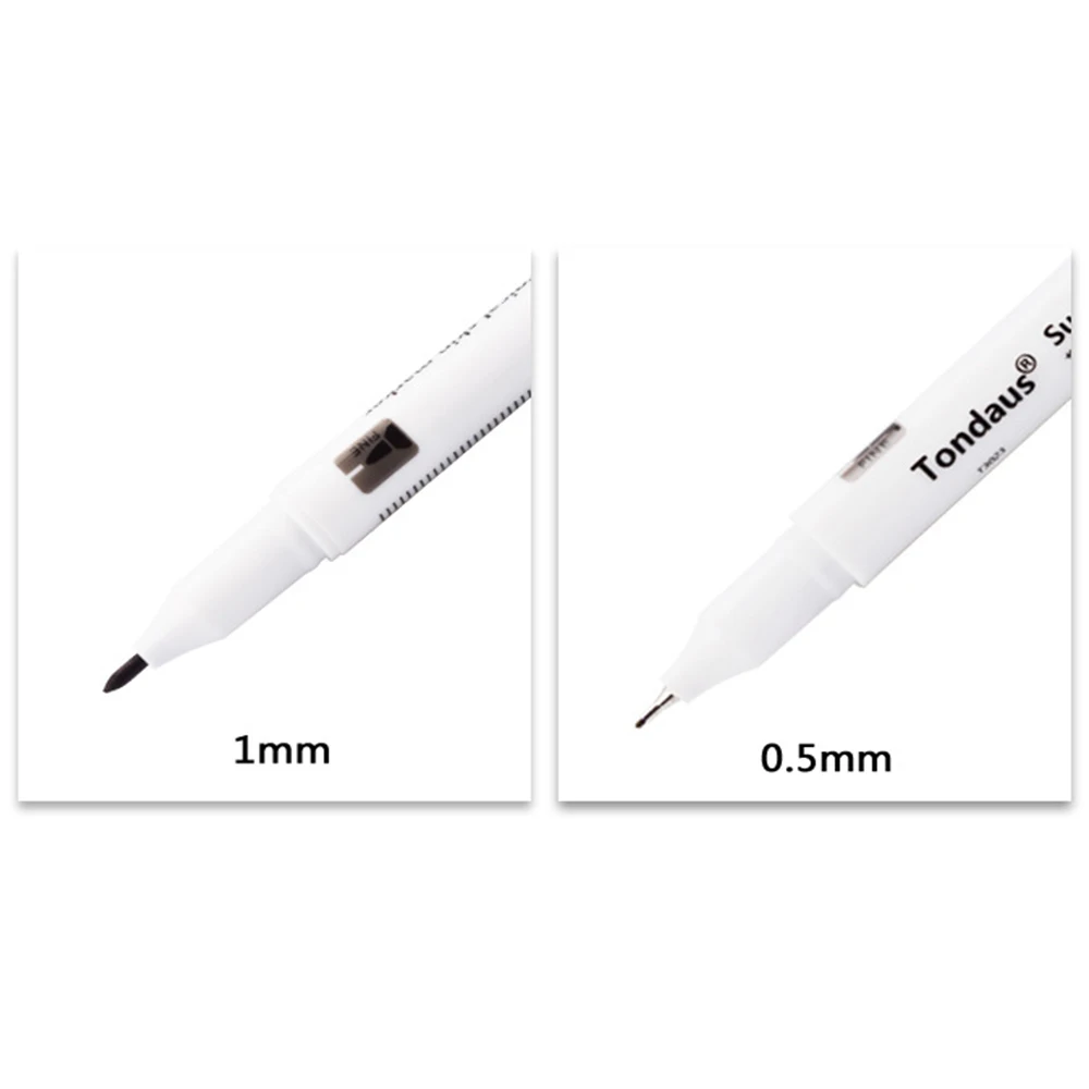1Pcs Surgical Skin Marker Pen Ear Nose Piercing Facial Beauty Eyebrows Tatoo Eyelash Grafting Makeup Tool Waterproof Blue White 3