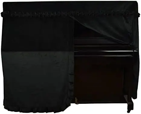 

Upright Piano Cover Dust Cover Piano Full Cover Premium Velvet Piano Cover Dustproof Moistureproof Piano Cover Fits Standard Siz