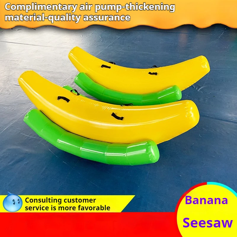 Children's Inflatable Floating Banana Seesaw