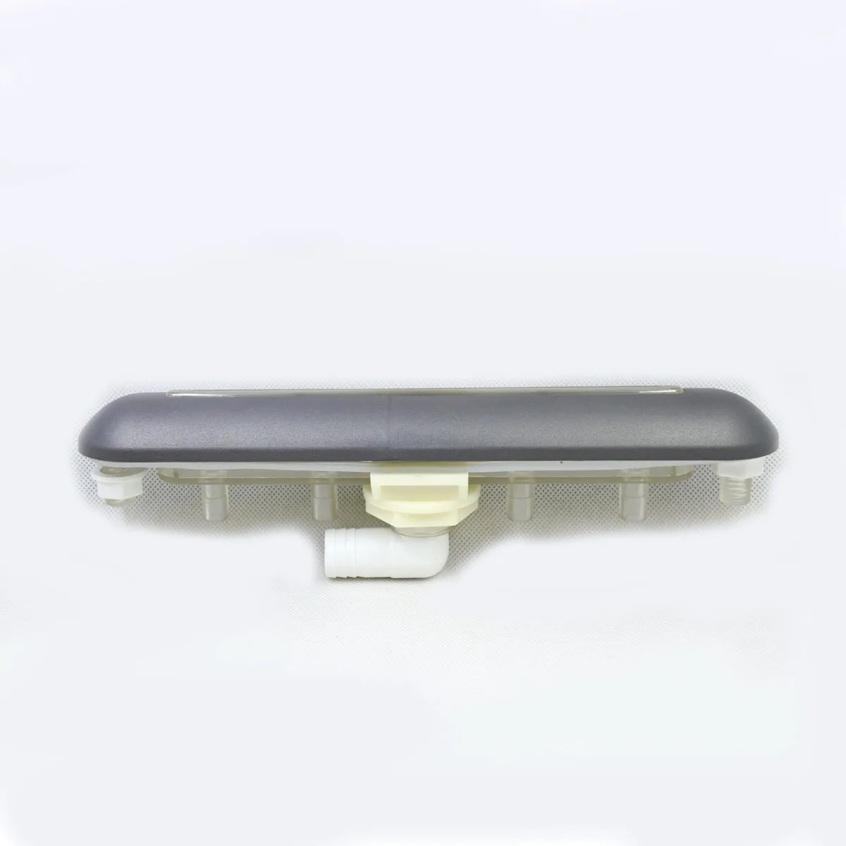 Description Picture 2 of item10.6 Inch Rectangular Plastic Waterfall Spa Hot Tub Accessories,27cm Grey Surface, Transparent Base,Bathtub Fountain