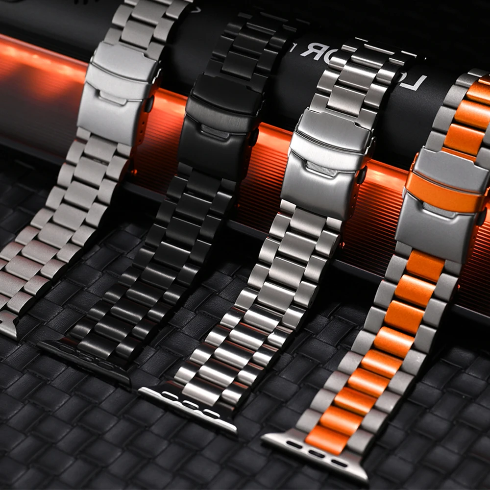 Titanium Color Stainless Steel Strap