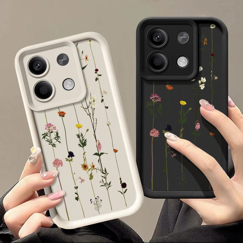 Floral Pattern Soft Silicone Phone Case