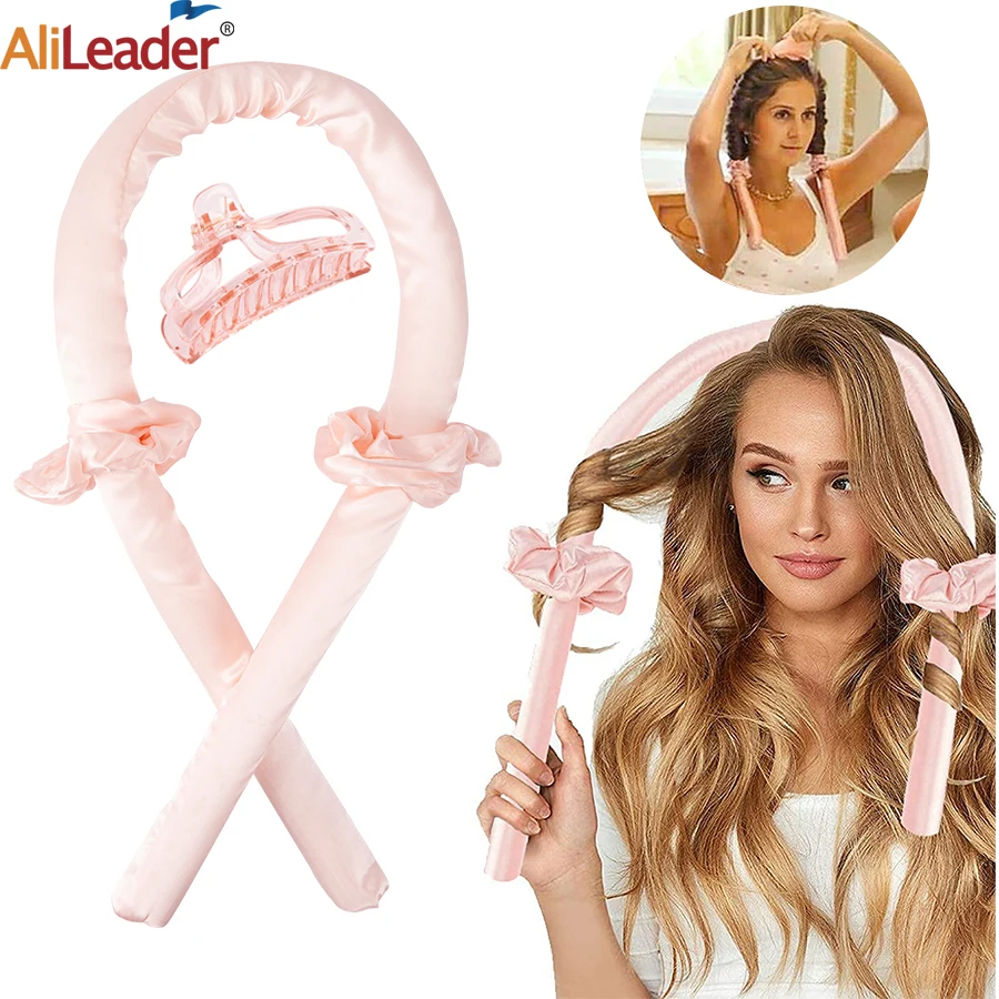 Heatless Curling Iron Soft Curl Bar Without Heat Wave Formers Hair Curler for Making Wave Hair Styles