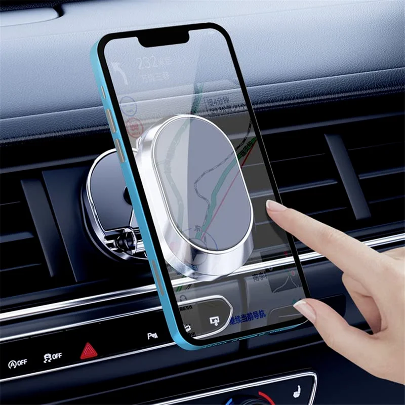 Neue faltbare magnetische Handy halter 360 Rotation Auto Armaturen brett Smartphone  GPS Halterung für iPhone 13 12 Samsung Xiaomi - AliExpress