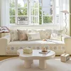 Embroidered Sofa Towel Pillowcase Polyester Cotton Sofas Cushion Anti Slip Wear-resistant Snowflake Patterned Sofa Cover Blanket 3