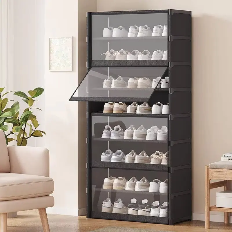 Shoe Cabinet Shoe Organizer Shoe Rack Multilayer Shoe Rack Stackable Shoe Hanger Dormitory Door Storage Rack Storage Cabinet Assembled Hanger Save Space