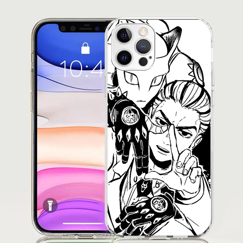 JoJo Kira Yoshikage Killer Queen Customized Phone Case with Pattern Art