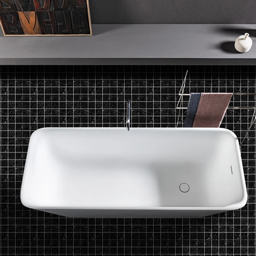 10Pcs PVC Wall Tile Stickers Modern Style 10 X 10 Cm Self Adhesive Kitchen Tile Sticky Bathroom Wall Tile for Kitchen Bathroom